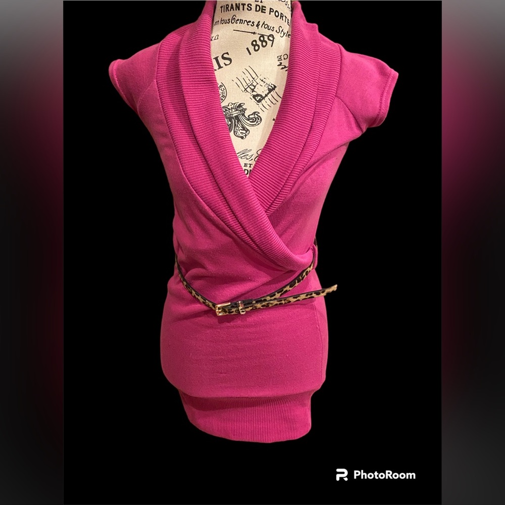 Poof Pink Sweater Dress